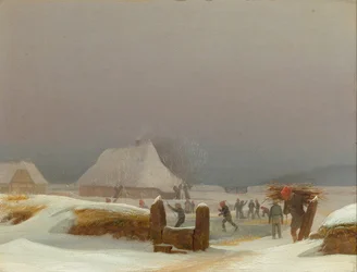 Paisaje invernal de Funen