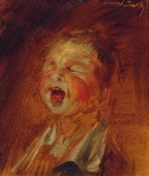 Screaming Boy, c.1873 (óleo sobre cartón)