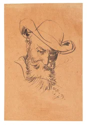 Autorretrato con sombrero