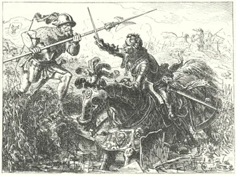 Muerte de Carlos el Temerario, Duque de Borgoña, en la Batalla de Nancy