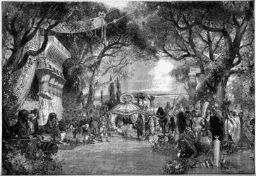 Representación de un ballet: Pygmalion por J. Troubetzkoy. Ópera de Viena