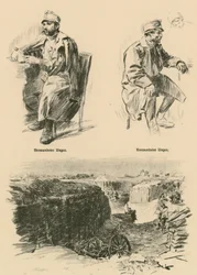 Húngaros heridos, abatidos en la Polonia rusa