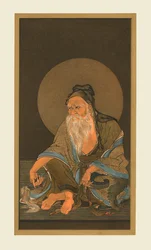 Retrato de Vimalakirti, siglo XV, 1886