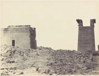 Templo de Dandour en Nubia, 1860s