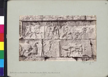 Detalle del friso del Heroon de Trysa