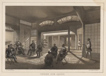 Sala de conferencias, Hakodadi, 1855