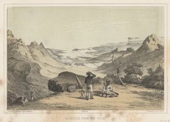 Mauricio desde el Pouce, 1855