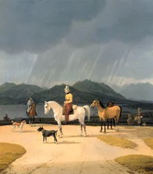 Jinetes en el Tegernsee