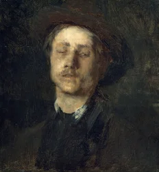 cabeza de un ciego