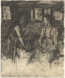 Dos mujeres en la cocina