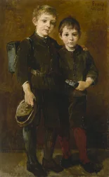 Retrato de los hijos del artista
