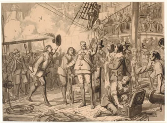 Cristiano IV en "Trefoldigheden"