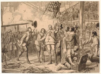 Cristiano IV en "Trefoldigheden"