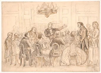 El brindis del nuevo caballero