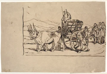 El regreso de Don Quijote en el carro de bueyes