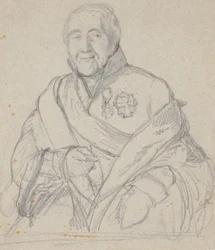 Estudio de retrato del consejero secreto Bornemann