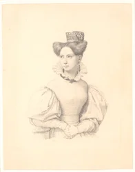 Retrato de Sophie Frederikke Raffenberg