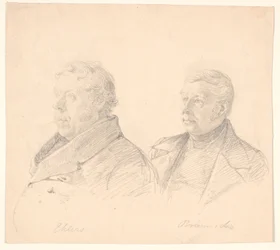 Retratos de dos ciudadanos de Roskilde "Ehlers" y "Brünniche"