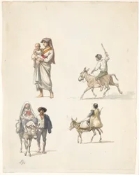 Campesinos italianos viajeros