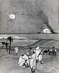 Dime, hermano, ¿es ésa la estrella sobre Belén?", de la revista Simplicissimus.