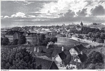 Vista de Dorpat, c. 1850