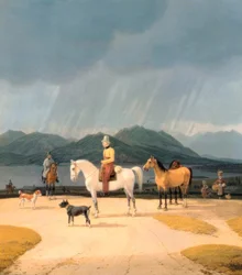 Jinetes en Tegernsee