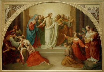 W. v. Schadow, Las vírgenes prudentes y necias