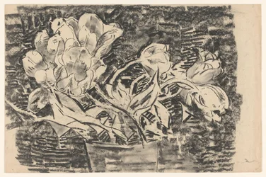 Jarrón con flores