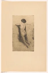 Cuerpo trasero de una mujer desnuda
