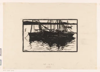 Barcos amarrados en Concarneau