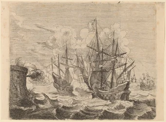 La victoria de Heemskerck sobre la flota española en Gibraltar