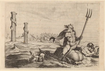 Neptuno y las columnas de Hércules