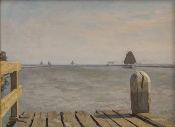 Muelle en Enkhuizen, 1918
