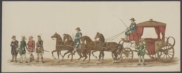 Desfile de Delft de 1862, cuarto y quinto grupo Cuarto Lustrum de la Real Academia de Delft - Ao. 1862 - Optogt disfrazado (título de serie en objeto)