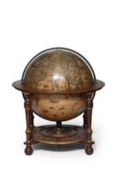 Gran par de globos de biblioteca, el terrestre 1645/48, el celeste después de c.1630