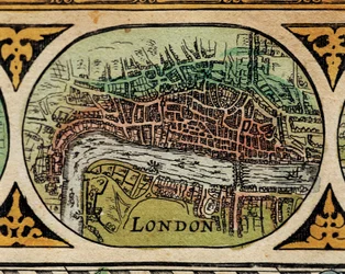 Representación de la Ciudad de Londres (detalle)