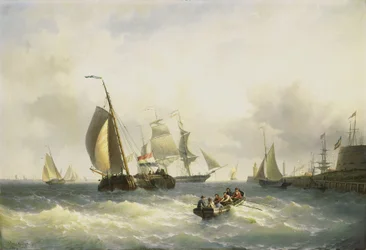 Anclaje en Bremerhaven
