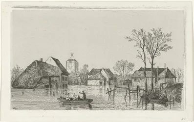 Inundaciones en Beesd, 1855
