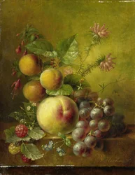 Bodegón con fruta