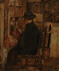 El estudio de Willem Linnig I, padre del pintor