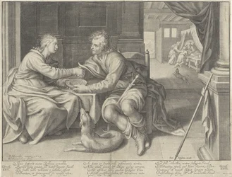 Esaú vende su primogenitura a Jacob