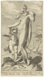 Venus y Cupido Venus (título sobre el objeto) Sentencia de París (título de la serie)