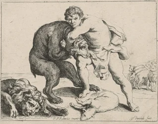 David mata a un león y a un oso