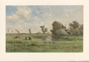 Pradera con vacas