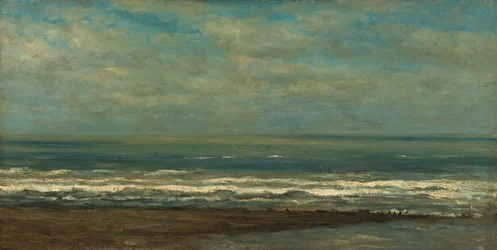 Paisaje marino cerca de Heijst, c.1868 (óleo sobre lienzo)