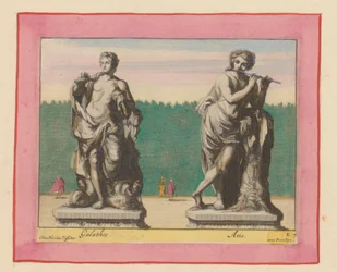 Statuen von Galatea und Acis
