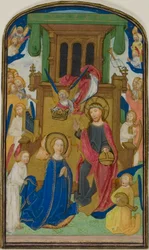 La coronación de la Virgen, de un libro de horas