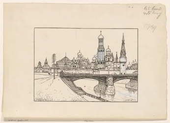 Vista del Kremlin en Moscú