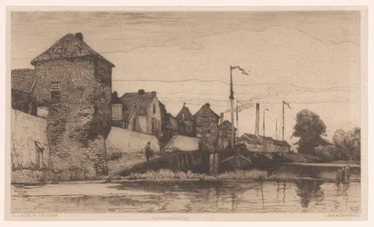 El puerto de Leerdam (título en el objeto)