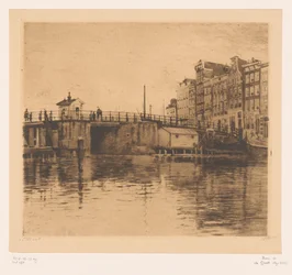 Vista del Kraansluis en Ámsterdam